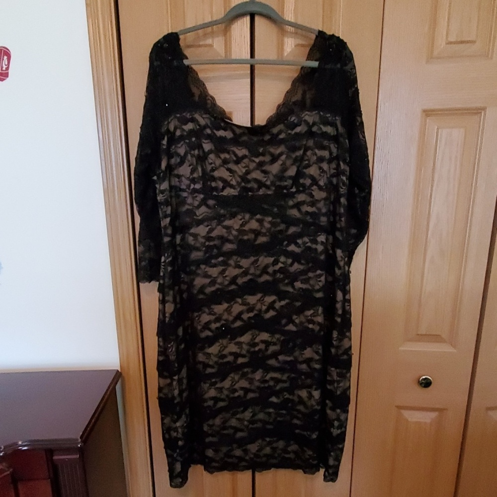 SALE! Marina Lace & Beaded Dress